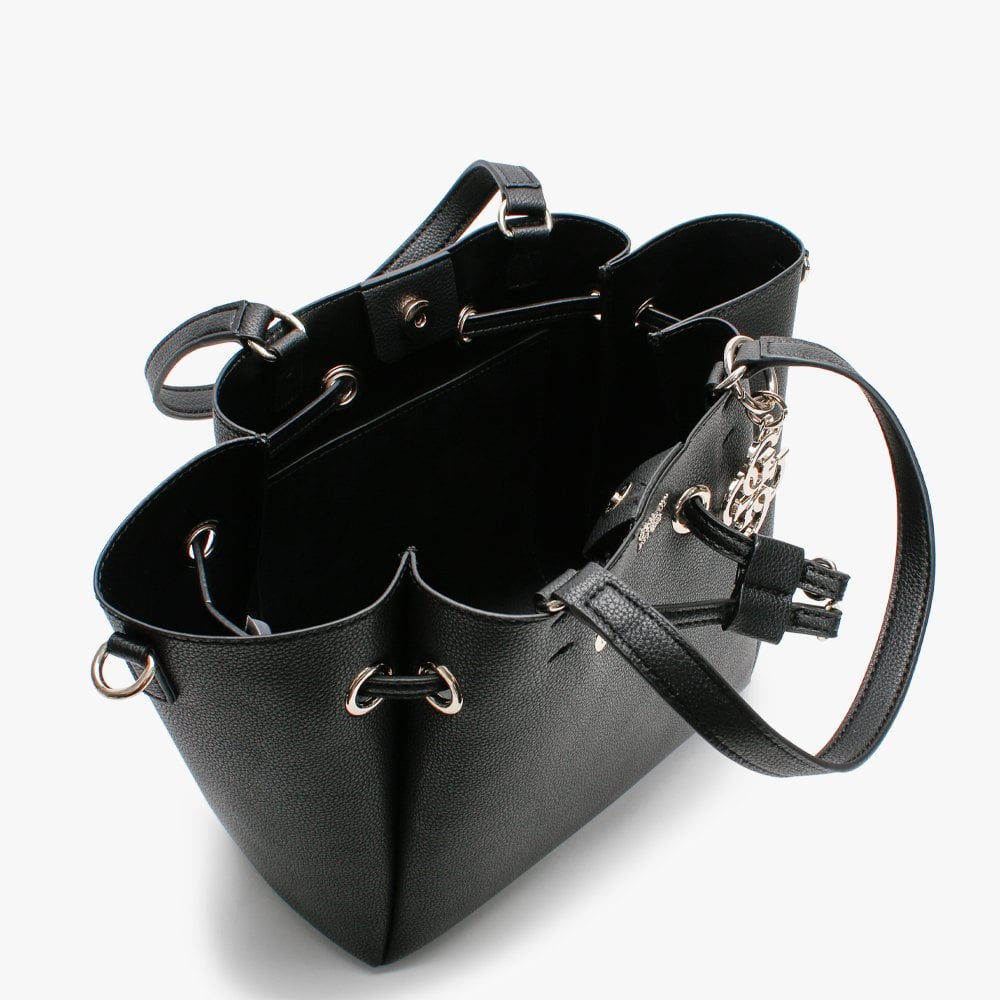 Digital Black Bucket Bag