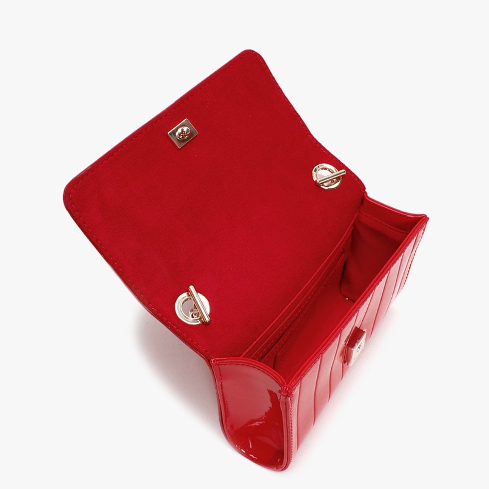 Bongo Twiss Rosso Patent Pochette Bag