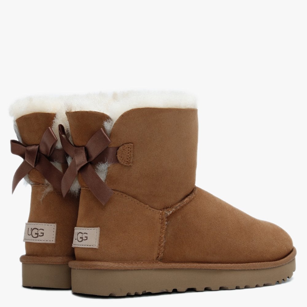 Mini Bailey Bow II Chestnut Twinface Boots