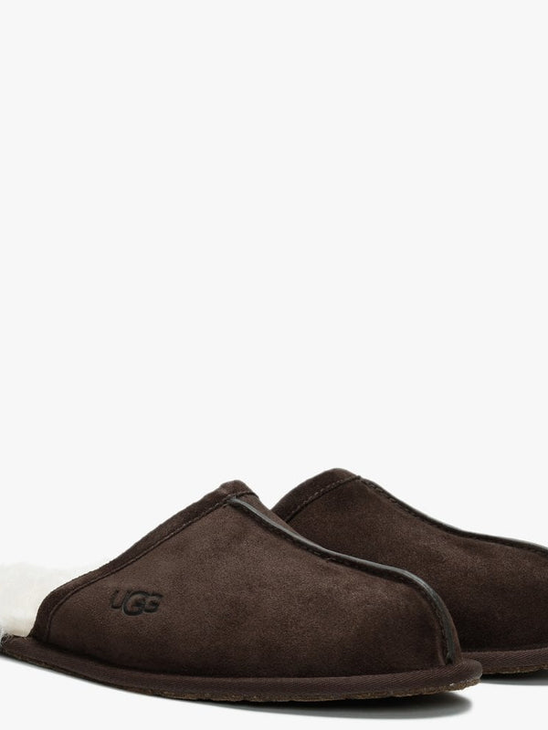 Men’s Scuff Espresso Suede Slippers