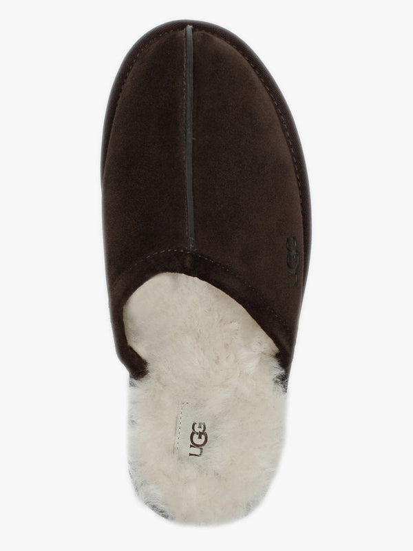 Men’s Scuff Espresso Suede Slippers