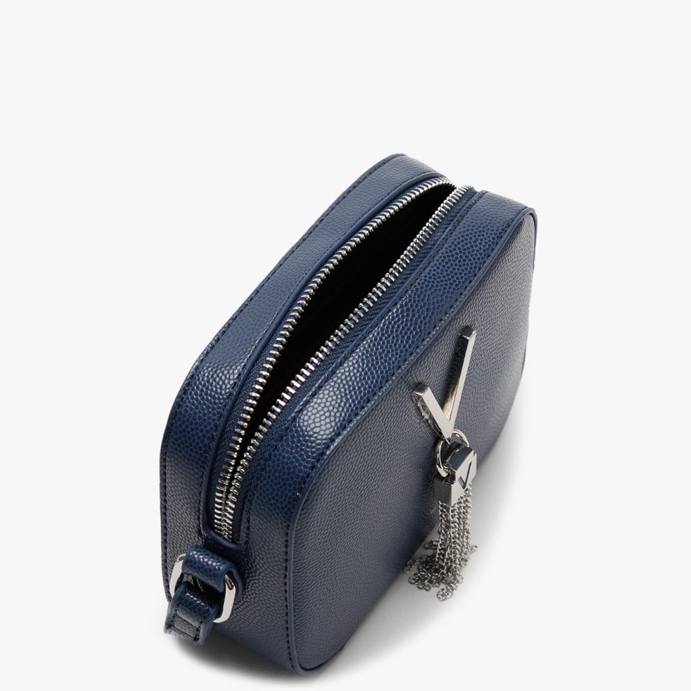 Divina Blue Pebbled Camera Bag