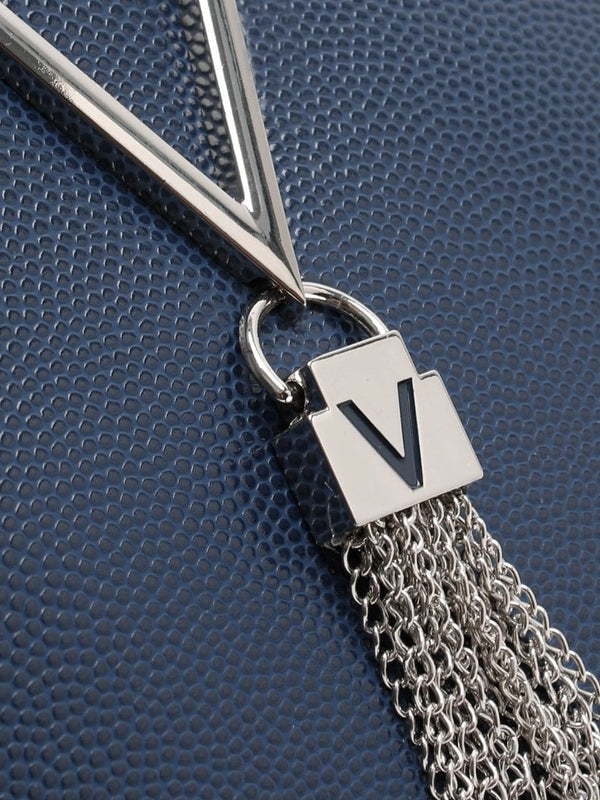 Divina Blue Pebbled Camera Bag