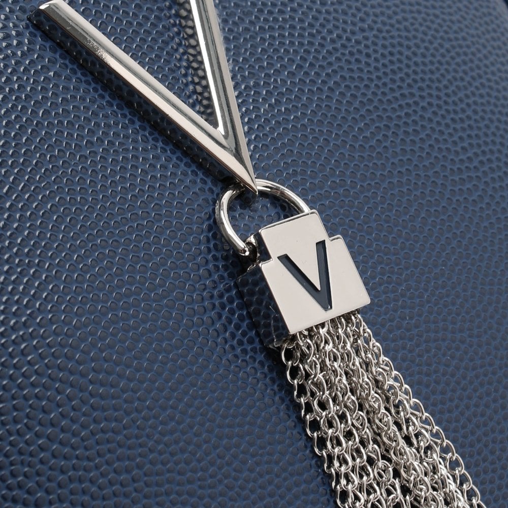 Divina Blue Pebbled Camera Bag