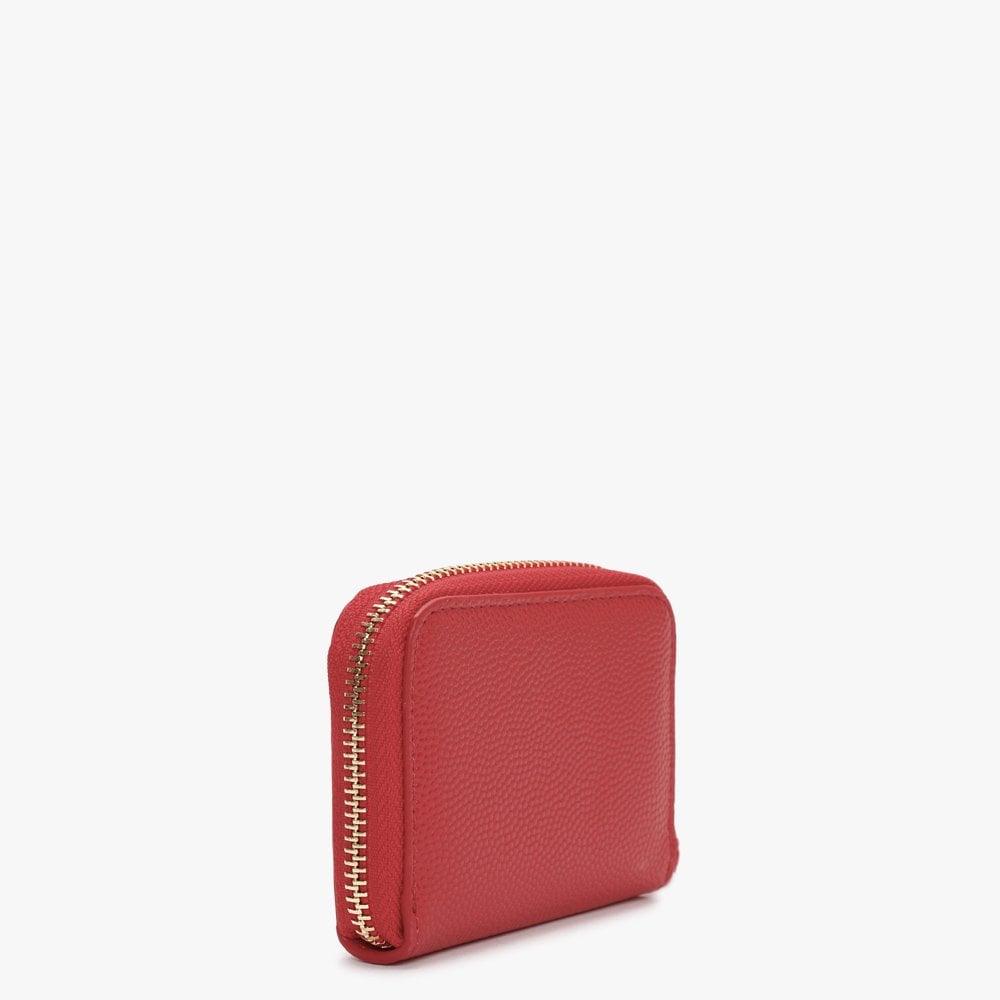 Divina Red Pebbled Coin Purse