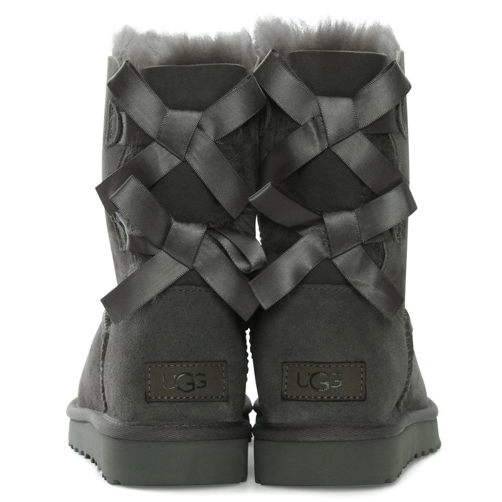 Bailey Bow II Grey Twinface Boots