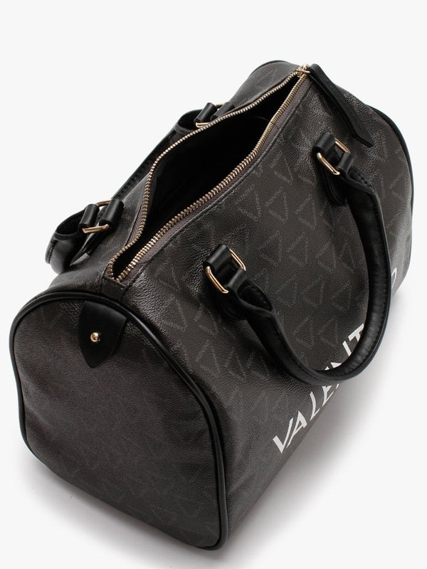Liuto II Nero Multi Logo Satchel Bag