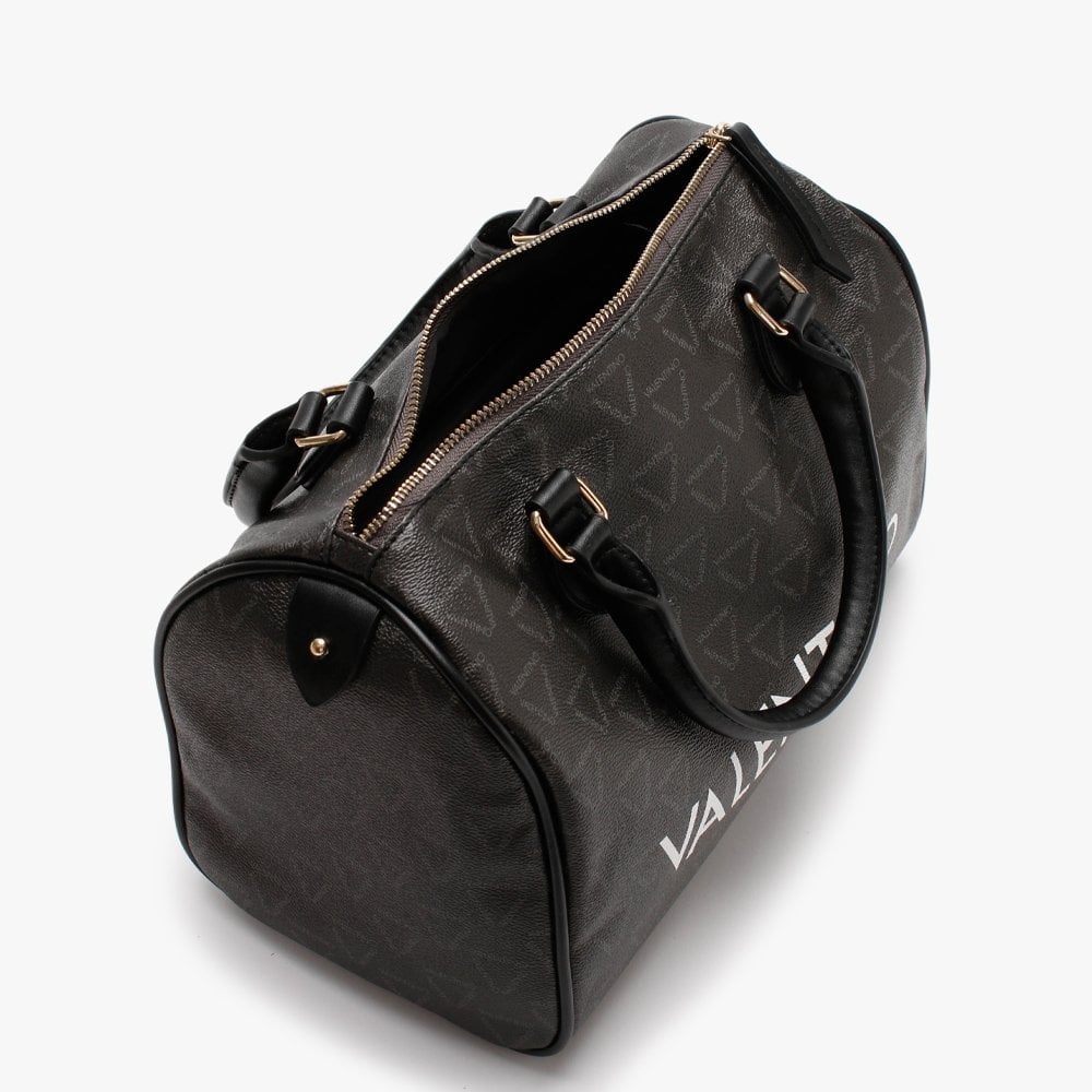 Liuto II Nero Multi Logo Satchel Bag