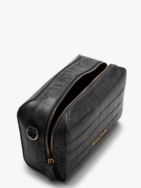 Pattie Haversack Antracite Moc Croc Cross-Body Bag
