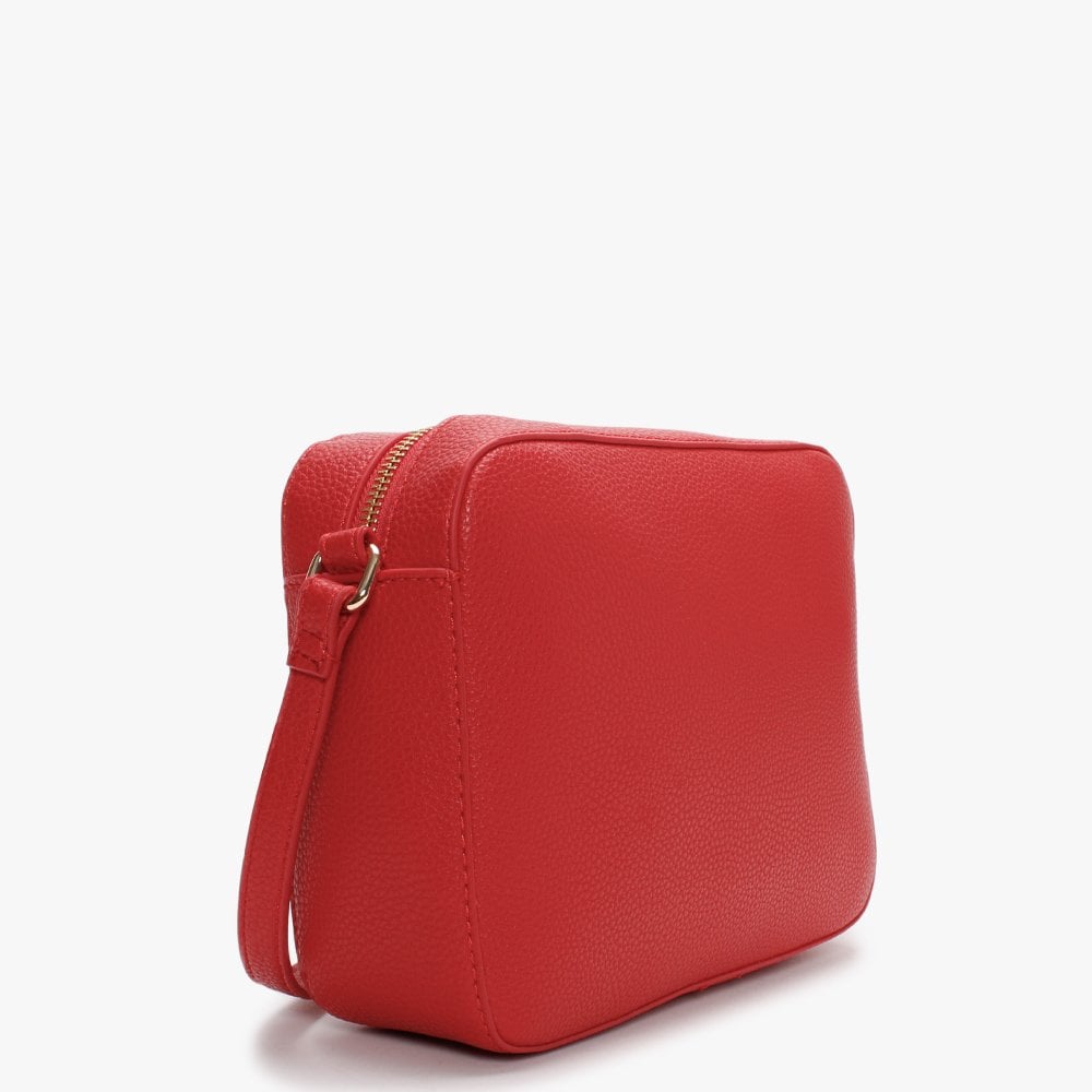 Casper Pebbled Rosso Shoulder Bag