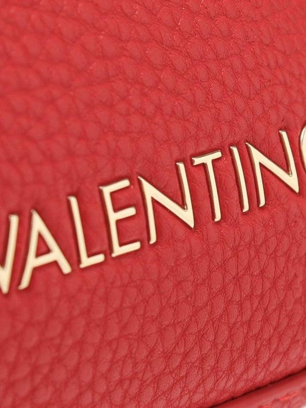 Casper Pebbled Rosso Shoulder Bag