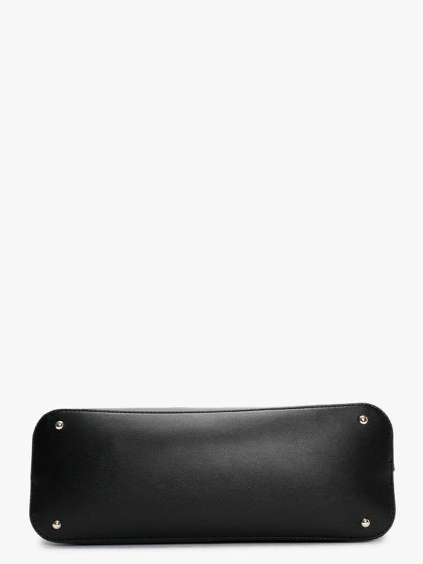 Illy Quilted Black Shoulder Bag