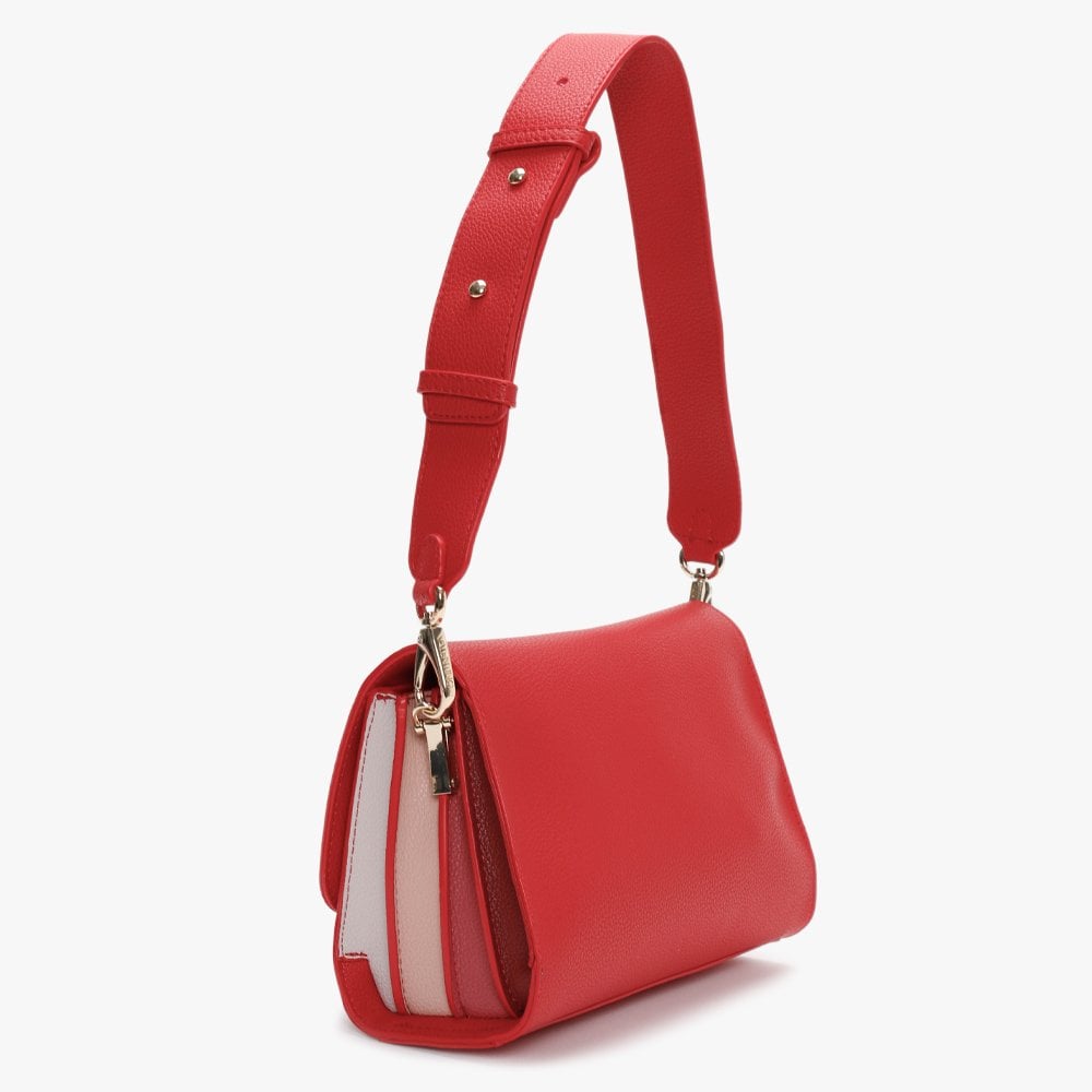 Summer Memento Pebbled Rosso Satchel Bag