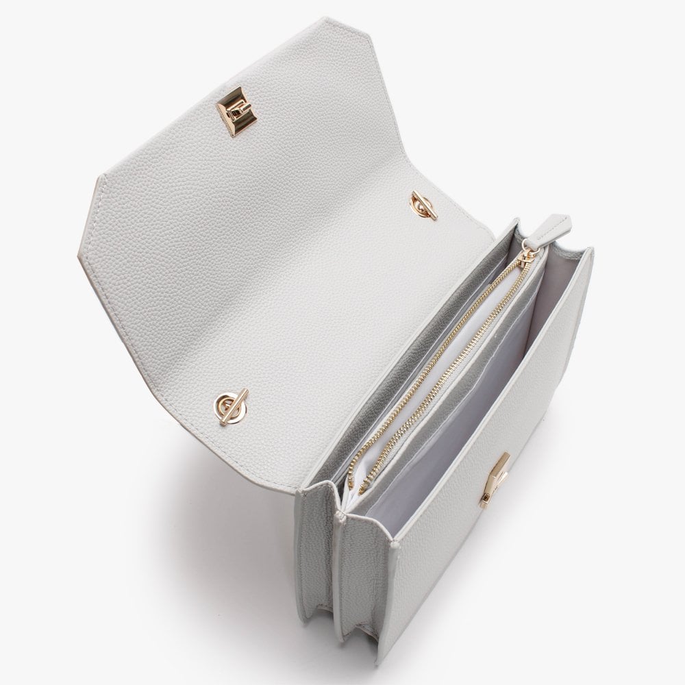 Sfinge Ghiaccio Pebbled Satchel Bag