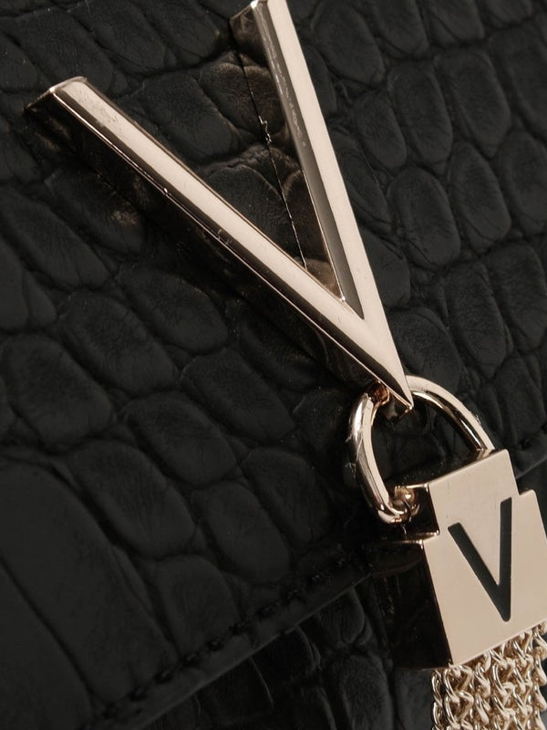 Audrey Black Moc Croc Belt Bag