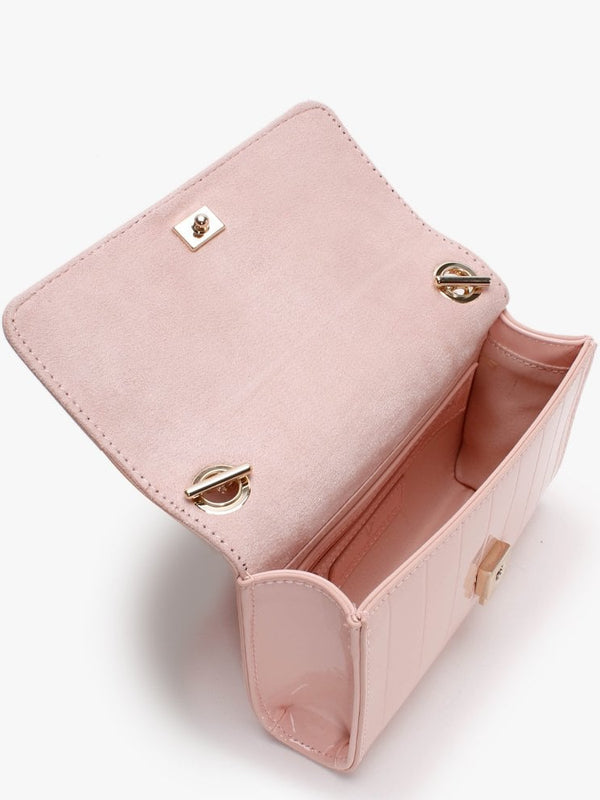 Bongo Twiss Rosa Patent Pochette Bag