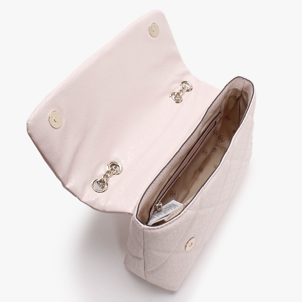 Dilla Quilted Blush Repeat Logo Cross-Body Bag