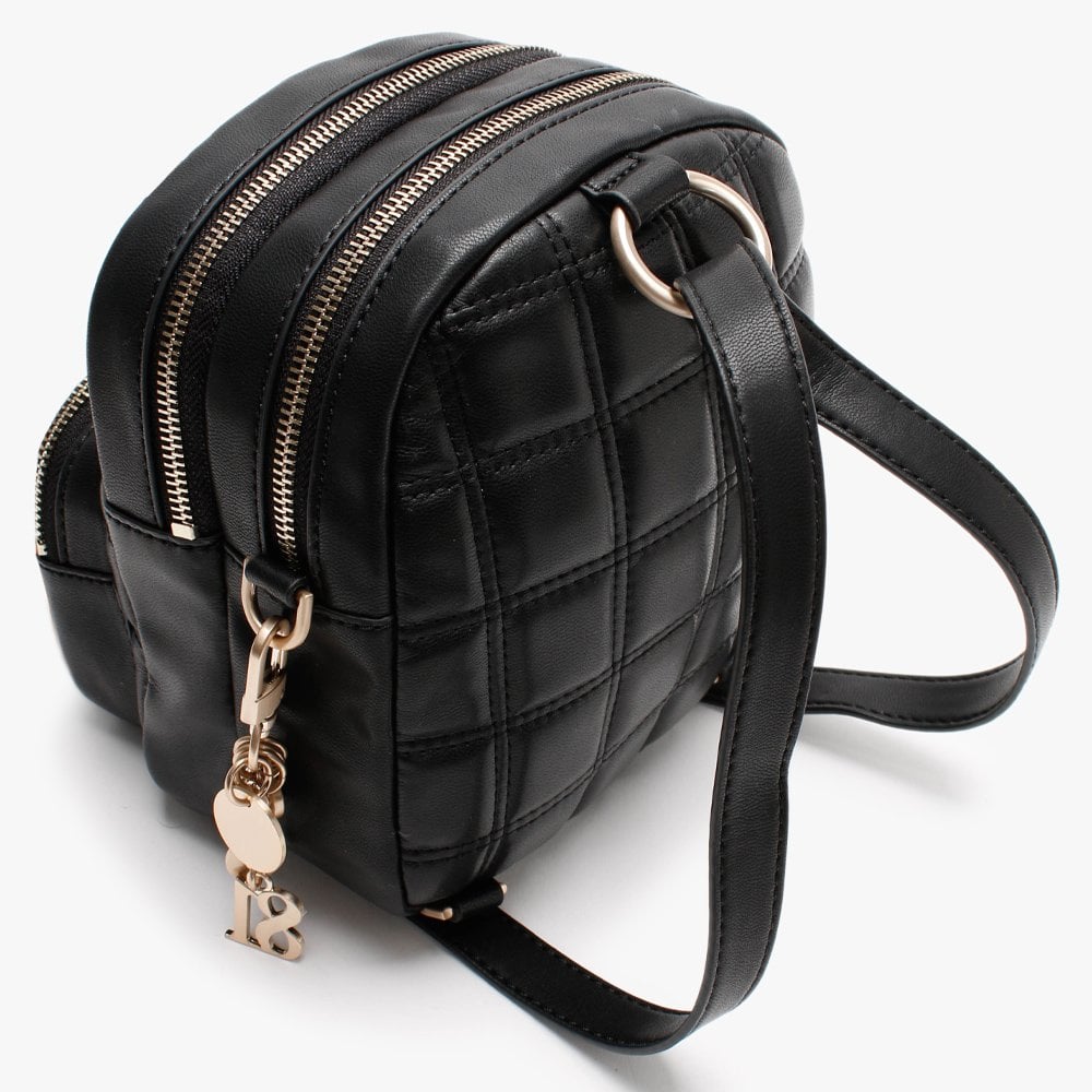 Kamina Quilted Black Backpack