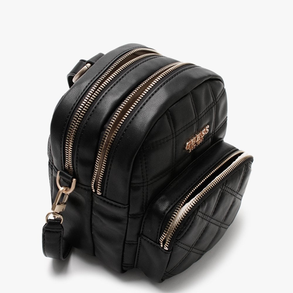 Kamina Quilted Black Backpack