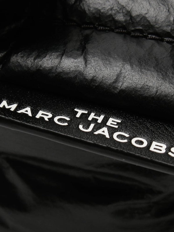 The Mini Pillow Black Leather Cross-Body Bag