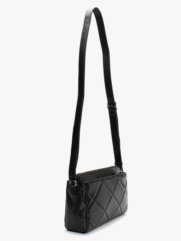 Dilla Girlfriend Black Repeat Logo Cross-Body Bag