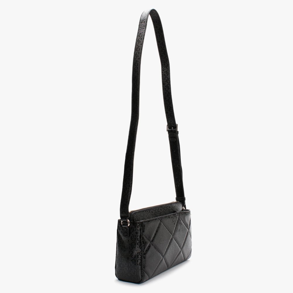 Dilla Girlfriend Black Repeat Logo Cross-Body Bag