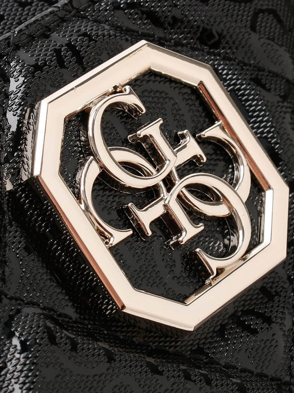 Dilla Girlfriend Black Repeat Logo Cross-Body Bag