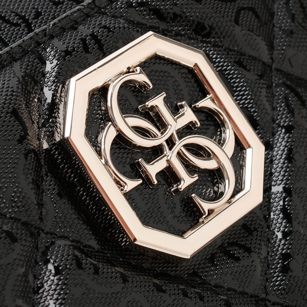 Dilla Girlfriend Black Repeat Logo Cross-Body Bag
