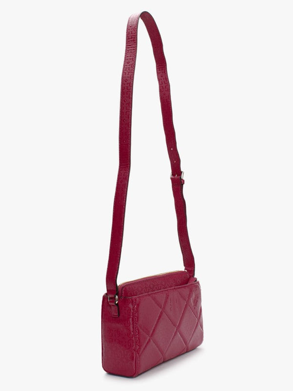 Dilla Girlfriend Berry Repeat Logo Cross-Body Bag