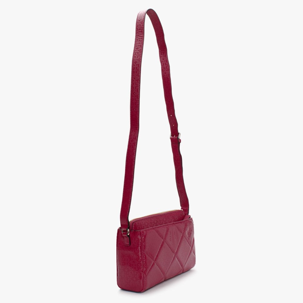 Dilla Girlfriend Berry Repeat Logo Cross-Body Bag