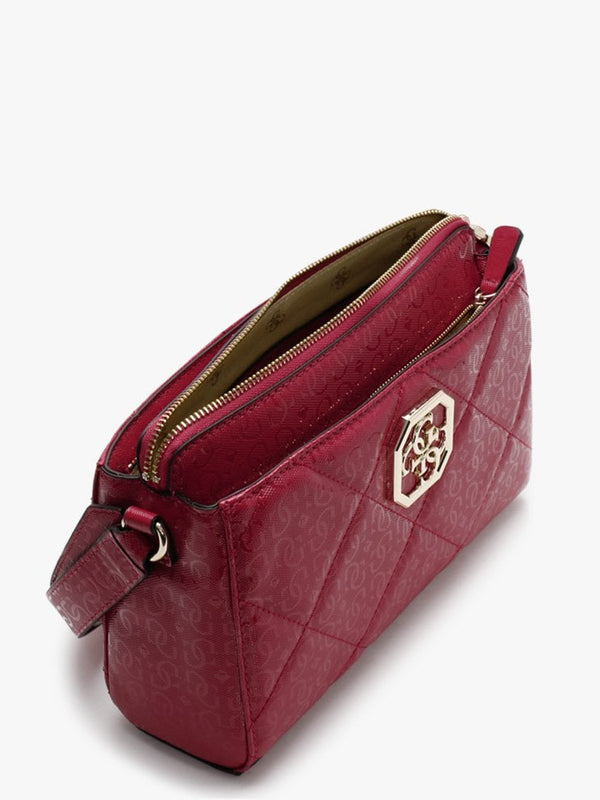 Dilla Girlfriend Berry Repeat Logo Cross-Body Bag