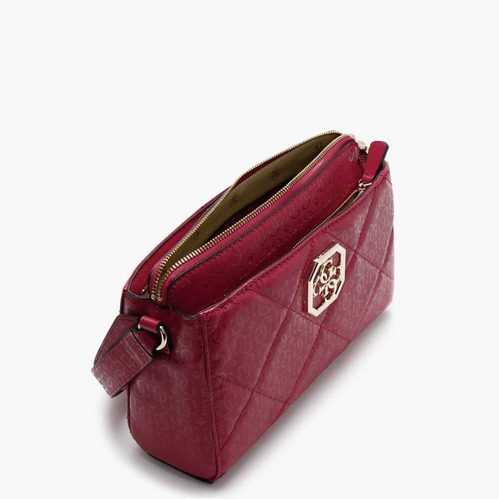 Dilla Girlfriend Berry Repeat Logo Cross-Body Bag