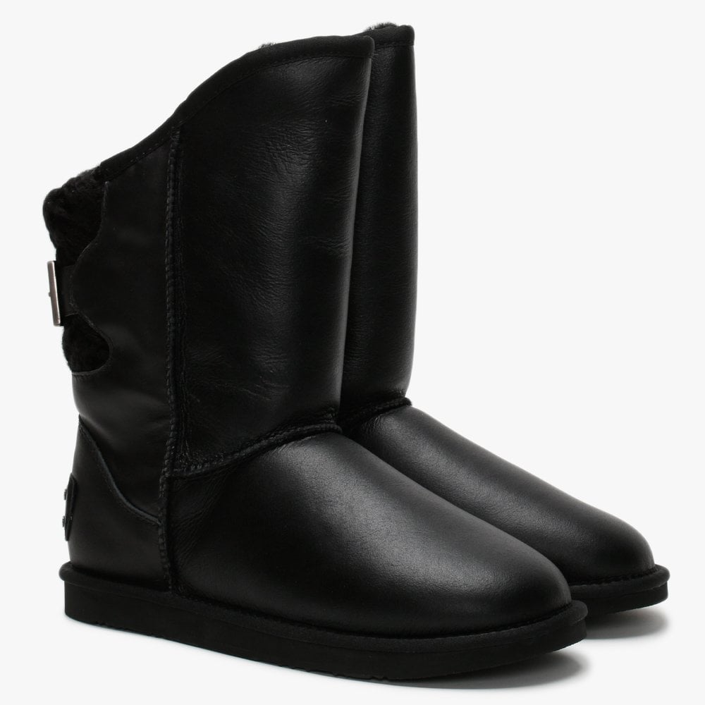 Spartan Short Nappa Black Double-Faced Ankle Boots