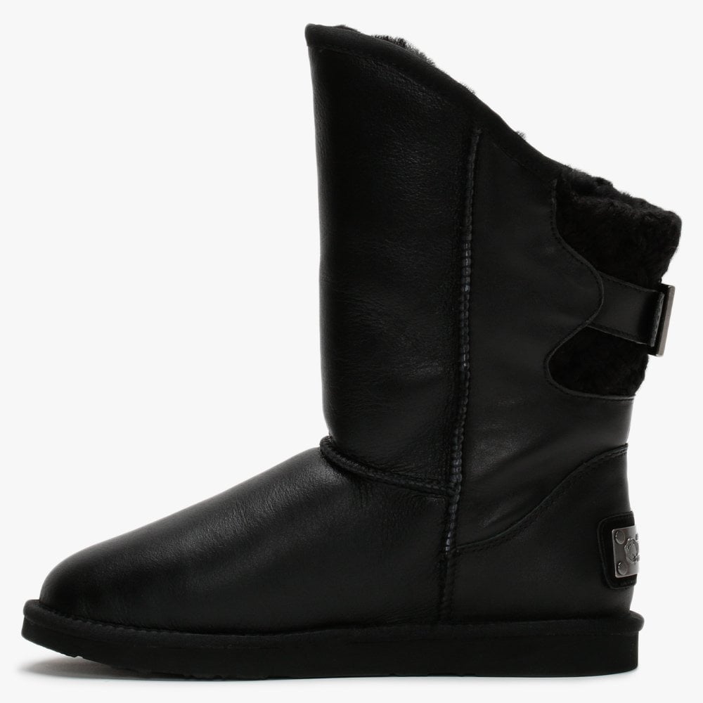 Spartan Short Nappa Black Double-Faced Ankle Boots