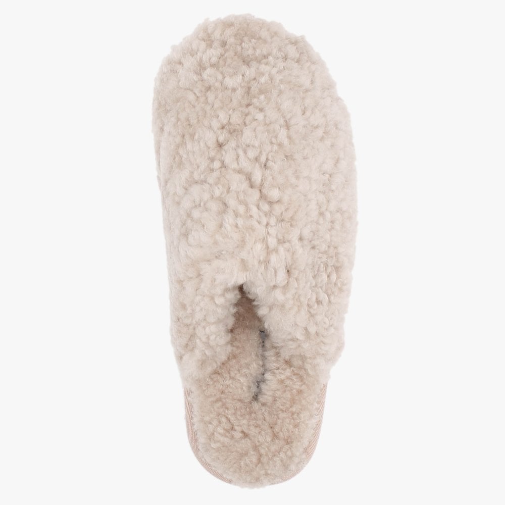 Socomf Cream Shearling Slippers