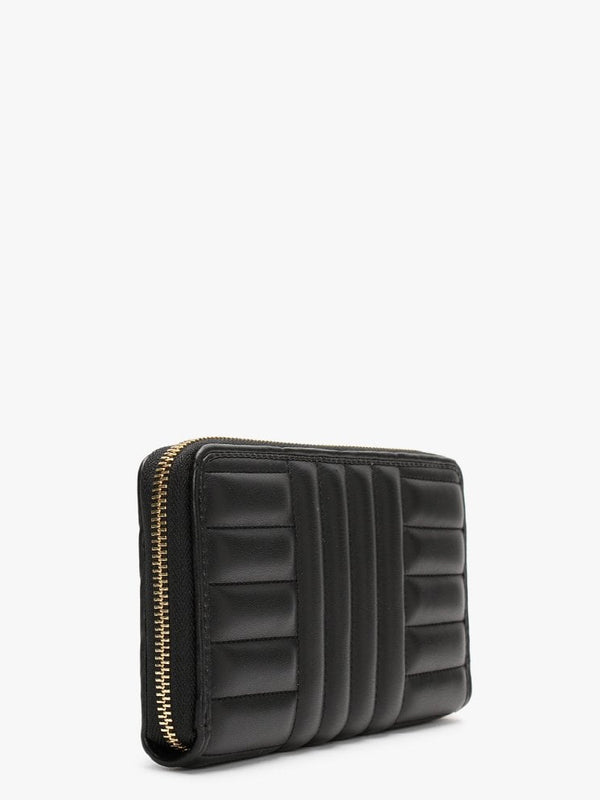 Stripe Quilt Black Purse