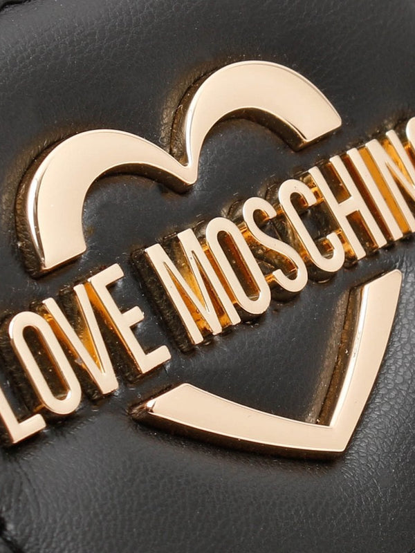 Stripe Quilt Black Purse