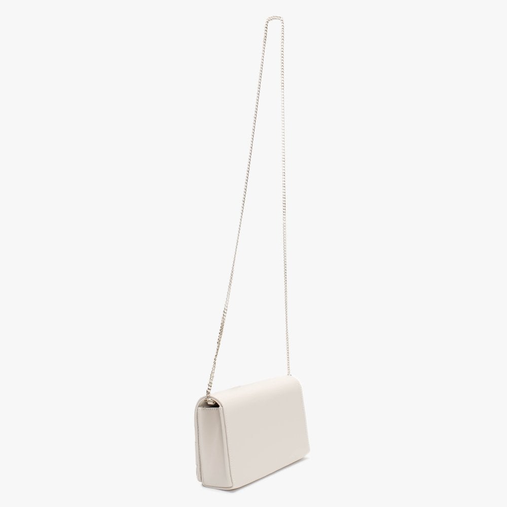 Flap Stud Beige Shoulder Bag