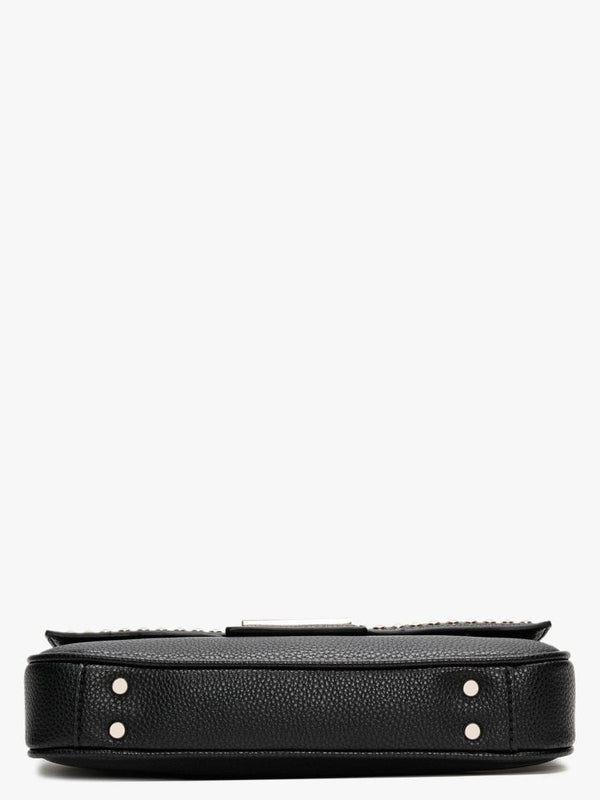 Bling Pebbled Black Shoulder Bag