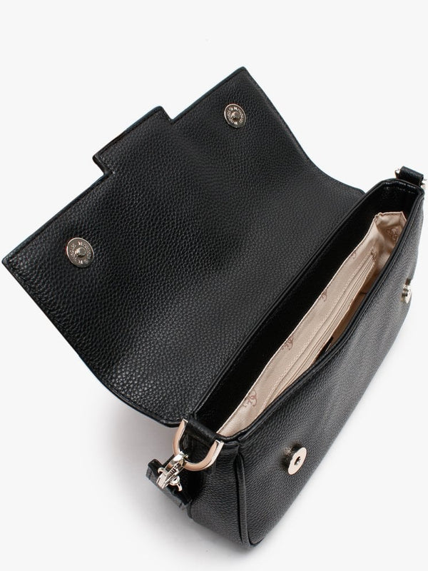 Bling Pebbled Black Shoulder Bag