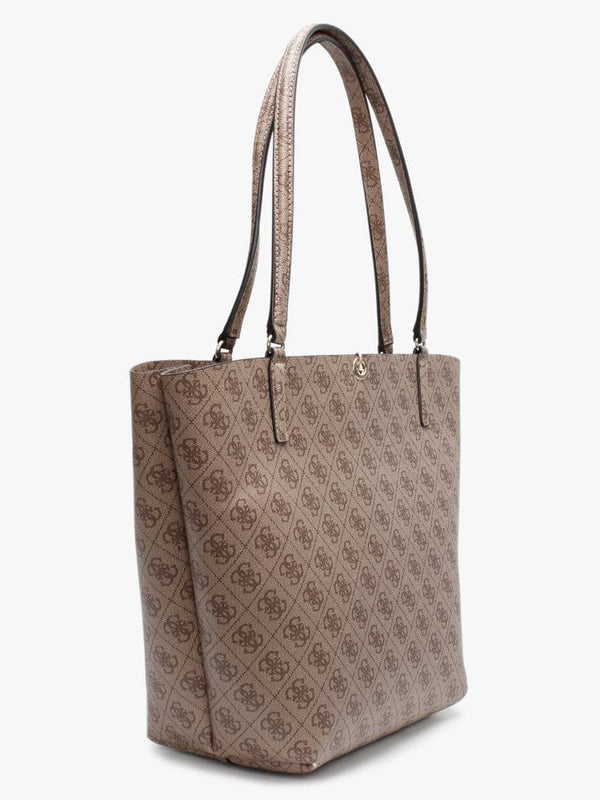 Alby Latte Repeat Logo Toggle Tote Bag
