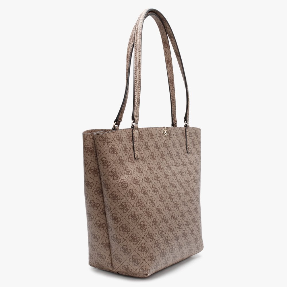 Alby Latte Repeat Logo Toggle Tote Bag