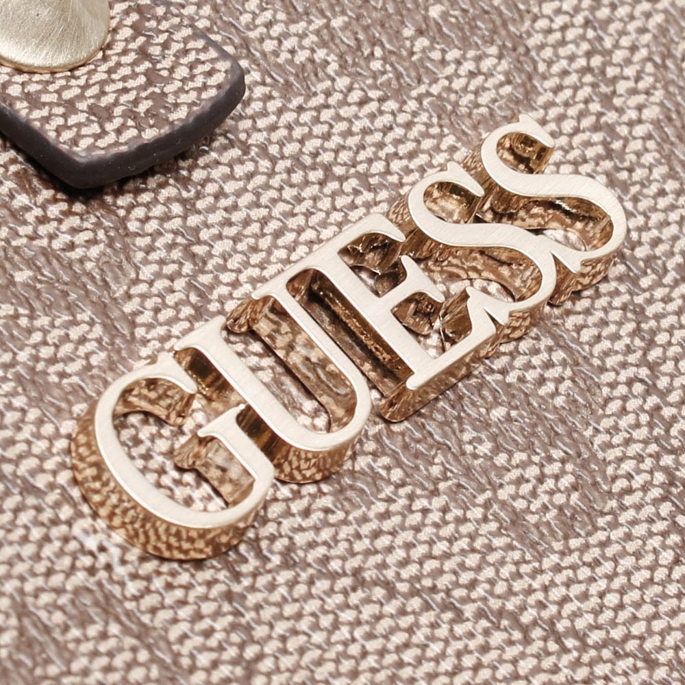 Alby Latte Repeat Logo Toggle Tote Bag