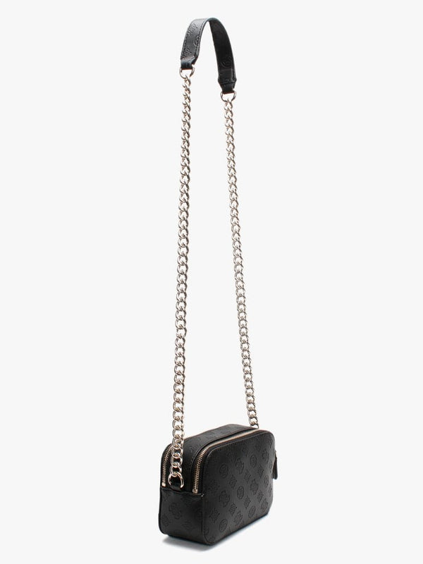 Noelle Signature Stamp Logo Black Camera Bag