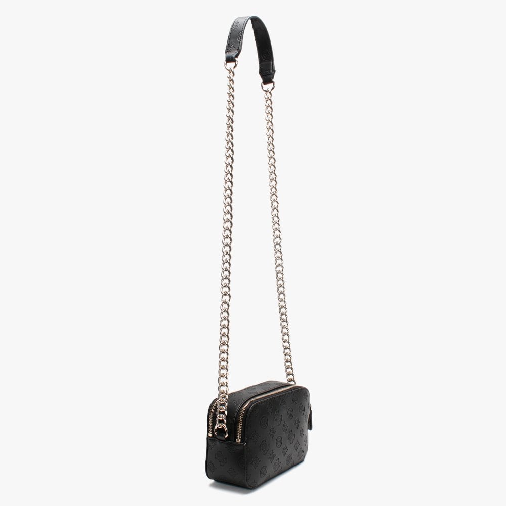 Noelle Signature Stamp Logo Black Camera Bag