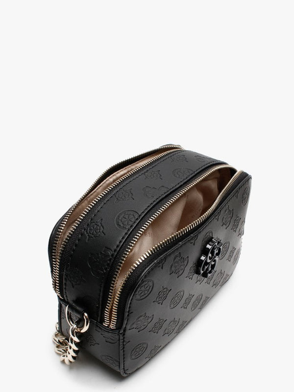 Noelle Signature Stamp Logo Black Camera Bag