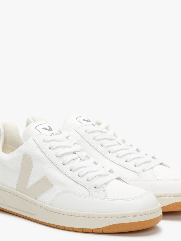 V-12 B-MESH White Natural Trainers