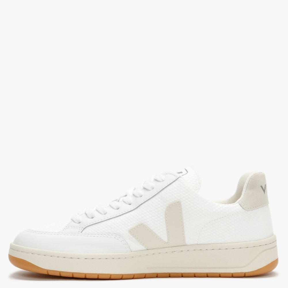 V-12 B-MESH White Natural Trainers