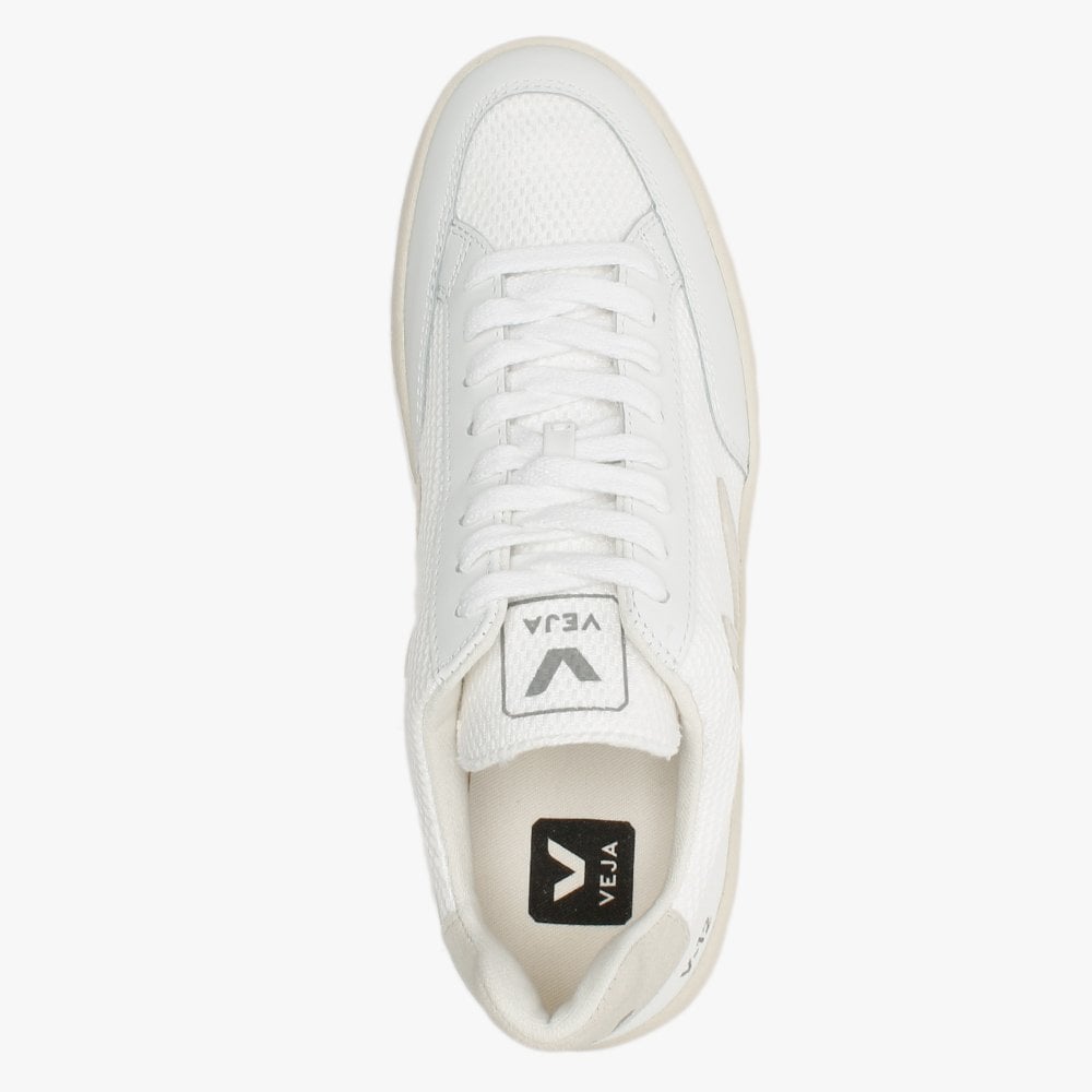 V-12 B-MESH White Natural Trainers