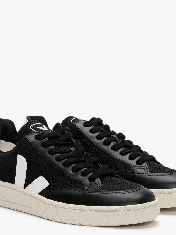 V-12 B-MESH Black White Trainers